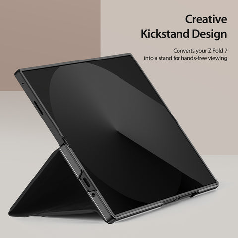 DUX DUCIS For Samsung Galaxy Z Fold7 5G Case  Bril Series Leather+PC Phone Cover with Stand