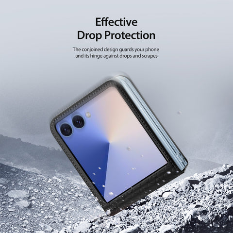 DUX DUCIS For Samsung Galaxy Z Flip7 5G Case  Bril Series Leather+PC Phone Cover