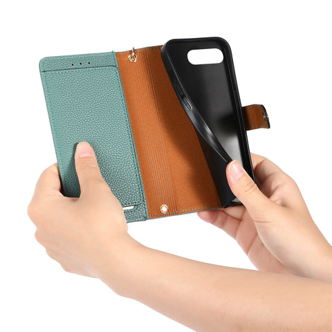 For Google Pixel 9a Case RFID Blocking Zipper Pocket Leather Wallet Phone Cover with Strap
