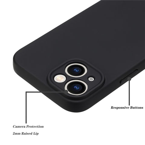 WANLONFENG RB1 Series For iPhone 17e / 16e Case Screen Film Soft TPU Phone Cover