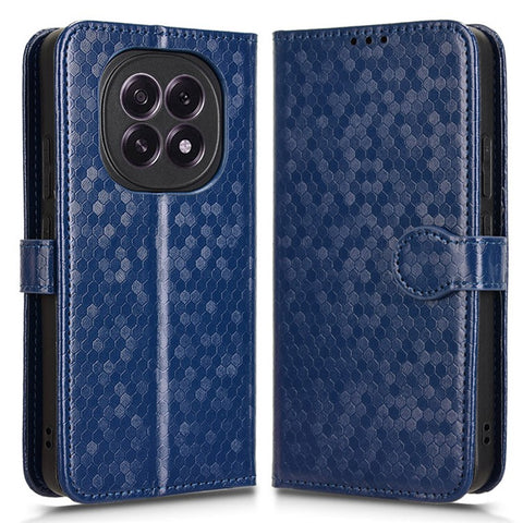 For Oppo F29 5G Wallet Case Dot Pattern Imprint PU Leather Phone Cover