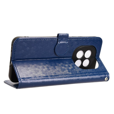 For Oppo F29 5G Wallet Case Dot Pattern Imprint PU Leather Phone Cover