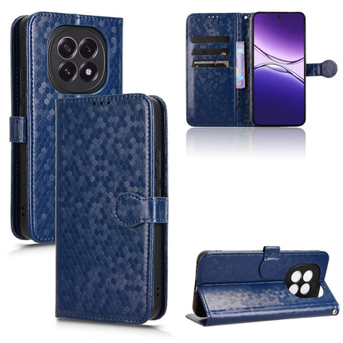 For Oppo F29 5G Wallet Case Dot Pattern Imprint PU Leather Phone Cover