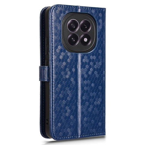 For Oppo F29 5G Wallet Case Dot Pattern Imprint PU Leather Phone Cover