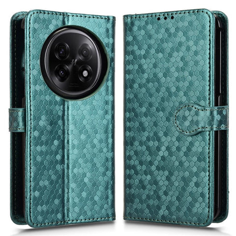 For Oppo Find N5 5G Wallet Case Dot Pattern Imprint PU Leather Phone Cover