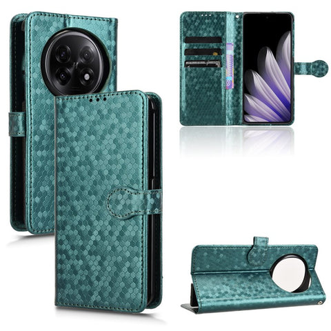 For Oppo Find N5 5G Wallet Case Dot Pattern Imprint PU Leather Phone Cover