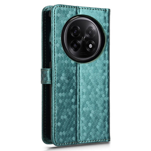 For Oppo Find N5 5G Wallet Case Dot Pattern Imprint PU Leather Phone Cover