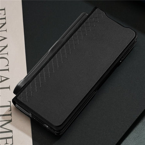 DUX DUCIS Bril Series For Samsung Galaxy Z Fold7 5G Case Leather Stand Phone Cover with Pen Holder