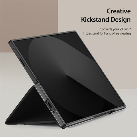 DUX DUCIS Bril Series For Samsung Galaxy Z Fold7 5G Case Leather Stand Phone Cover with Pen Holder