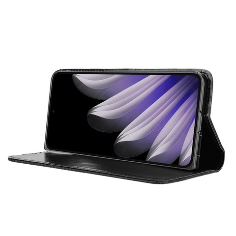 For Oppo Find N5 5G Retro PU Leather Case Phone Wallet Stand Cover