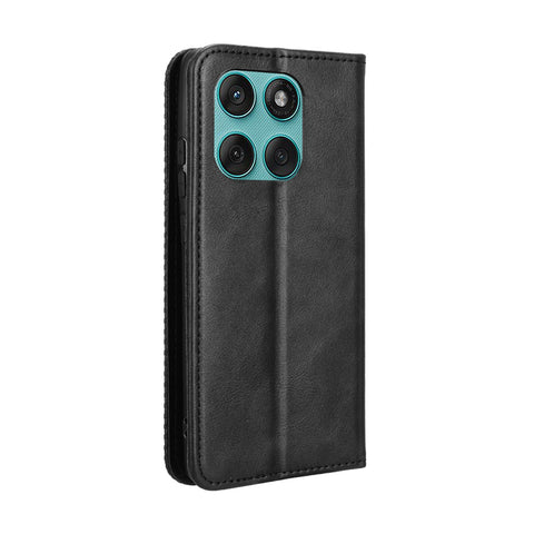 For Motorola Edge 60 5G / 60 Fusion 5G / Edge 60s 5G Retro PU Leather Case Phone Wallet Stand Cover
