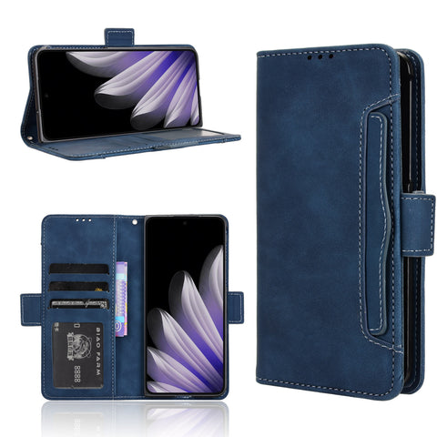 For Oppo Find N5 5G Leather Case Phone Wallet Cover with Multiple Card Slots