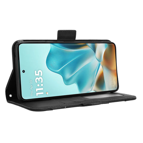 For Motorola Edge 60 5G / 60 Fusion 5G / Edge 60s 5G Leather Case Phone Wallet Cover with Multiple Card Slots