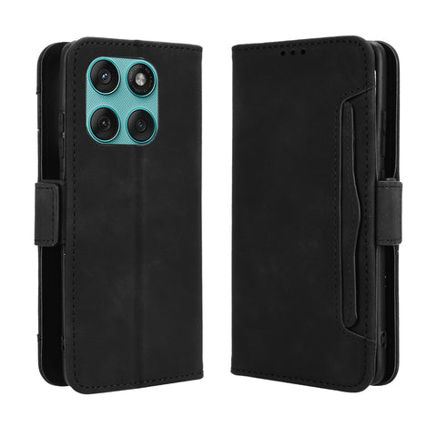 For Motorola Edge 60 5G / 60 Fusion 5G / Edge 60s 5G Leather Case Phone Wallet Cover with Multiple Card Slots