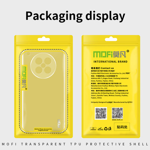 MOFI For Oppo Find X8s 5G Clear Phone Case  Ultra-Thin TPU Phone Back Cover