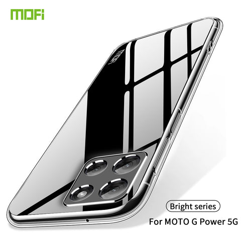 MOFI For Motorola Moto G Power (2025) Clear Phone Case  Ultra-Thin TPU Phone Back Cover