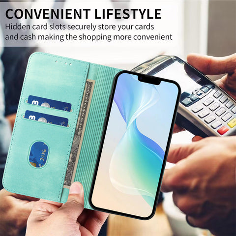 For vivo X200s 5G Wallet Cases Retro Texture RFID Blocking Leather Phone Cover