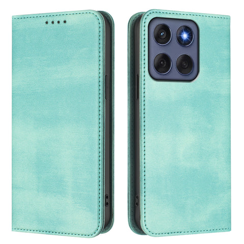 For Motorola Edge 60 5G / 60 Fusion 5G Wallet Cases Retro Texture RFID Blocking Leather Phone Cover