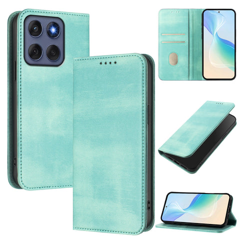For Motorola Edge 60 5G / 60 Fusion 5G Wallet Cases Retro Texture RFID Blocking Leather Phone Cover