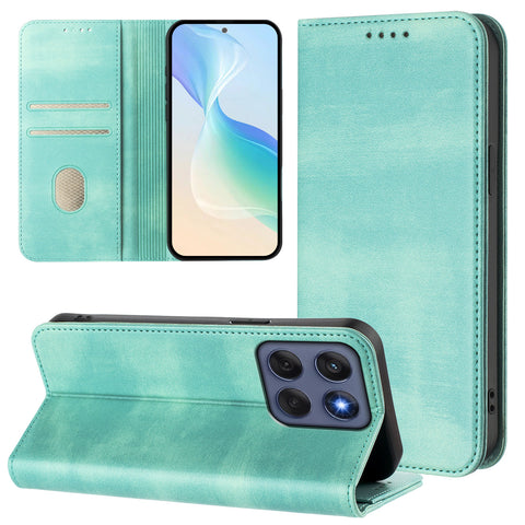 For Motorola Edge 60 5G / 60 Fusion 5G Wallet Cases Retro Texture RFID Blocking Leather Phone Cover