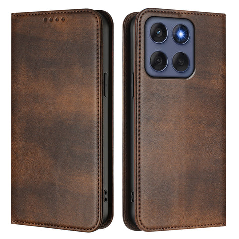 For Motorola Edge 60 5G / 60 Fusion 5G Wallet Cases Retro Texture RFID Blocking Leather Phone Cover