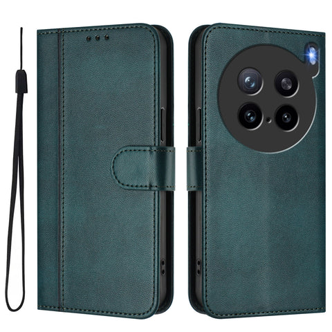 For vivo X200s 5G Cases Wallet Stand Retro Texture Leather Phone Cover with Lanyard