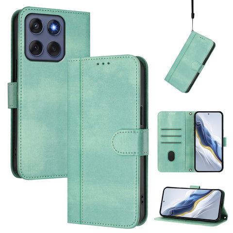 For Motorola Edge 60 5G / 60 Fusion 5G Cases Wallet Stand Retro Texture Leather Phone Cover with Lanyard