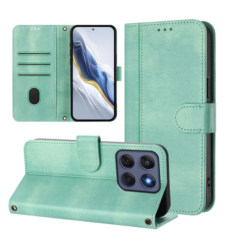 For Motorola Edge 60 5G / 60 Fusion 5G Cases Wallet Stand Retro Texture Leather Phone Cover with Lanyard