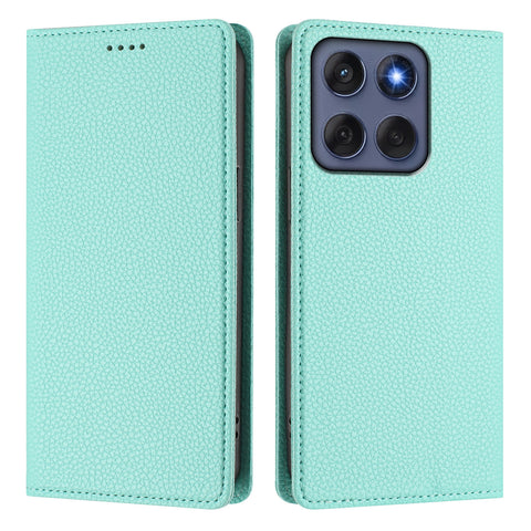 For Motorola Edge 60 5G / 60 Fusion 5G Wallet Case RFID Blocking Litchi Texture Leather Mobile Cover