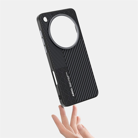 ABEEL For Oppo Find X8 Ultra 5G Magnetic Case PC + TPU + Aluminum Alloy + PU Leather Slim Phone Back Cover