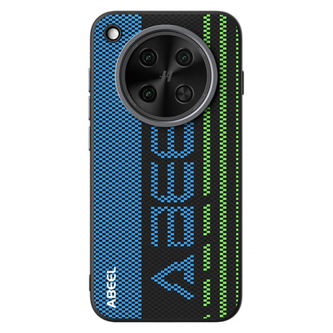 ABEEL For Oppo Find X8s 5G Magnetic Case Micro-Embossing 6D Printed PC TPU Aluminum Alloy Leather Phone Cover