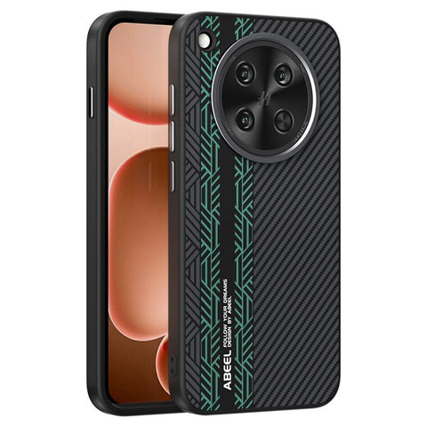 ABEEL For Oppo Find X8s 5G Magnetic Case PC + TPU + Aluminum Alloy + PU Leather Slim Phone Back Cover