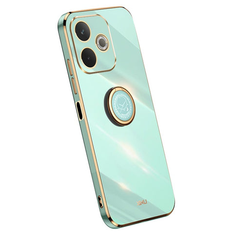 XINLI For Oppo A5 Pro 4G (Global) / 5G (Global) / A5 Energy 5G (China) Case Ring Kickstand Electroplating TPU Phone Cover