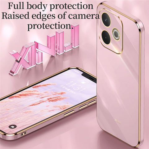 XINLI For Oppo A5 Pro 4G (Global) / 5G (Global) / A5 Energy 5G (China) Case Ring Kickstand Electroplating TPU Phone Cover