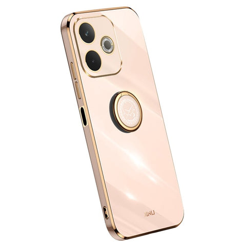 XINLI For Oppo A5 Pro 4G (Global) / 5G (Global) / A5 Energy 5G (China) Case Ring Kickstand Electroplating TPU Phone Cover