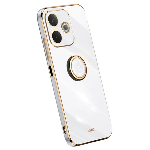 XINLI For Oppo A5 Pro 4G (Global) / 5G (Global) / A5 Energy 5G (China) Case Ring Kickstand Electroplating TPU Phone Cover