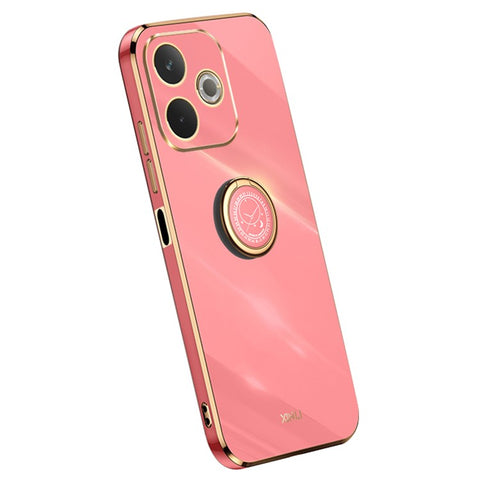 XINLI For Oppo A5 Pro 4G (Global) / 5G (Global) / A5 Energy 5G (China) Case Ring Kickstand Electroplating TPU Phone Cover
