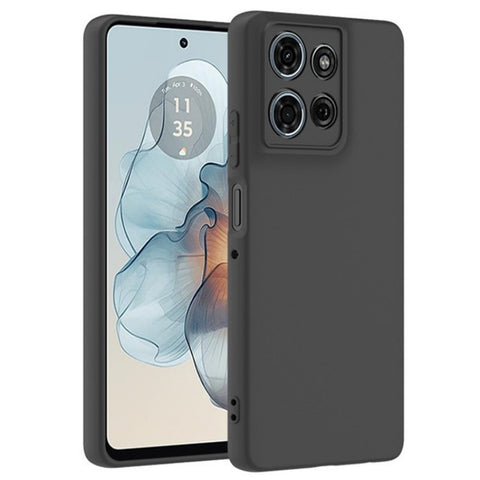WANLONFENG For Motorola Moto G Power (2025) TPU Case  MS Series Matte Back Cover with Tempered Glass
