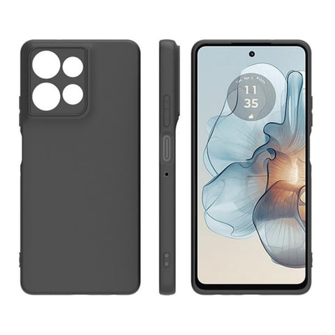 WANLONFENG For Motorola Moto G Power (2025) TPU Case  MS Series Matte Back Cover with Tempered Glass