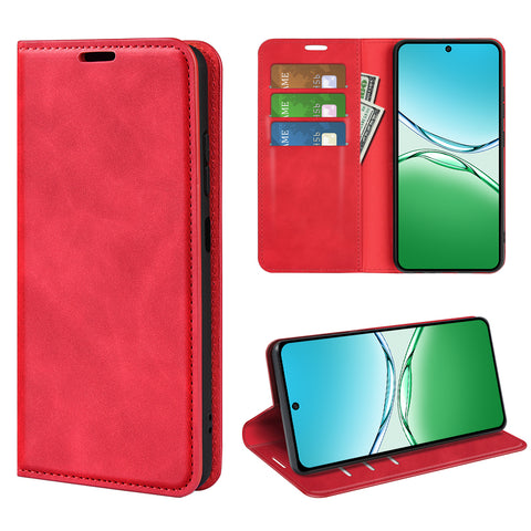 For Oppo F29 5G Case Skin Touch Leather Wallet Phone Cover