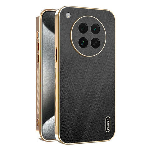 KADEM For Oppo Find X8s 5G Case Electroplating Silk Texture PU + TPU Phone Back Cover