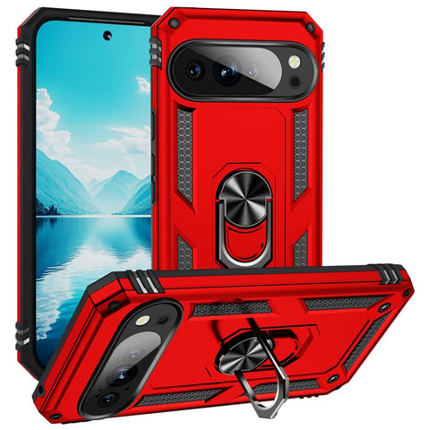 For Google Pixel 10 Pro XL Case PC + TPU Phone Cover with Kickstand
