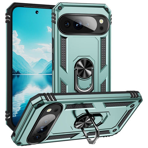 For Google Pixel 10 Pro XL Case PC + TPU Phone Cover with Kickstand