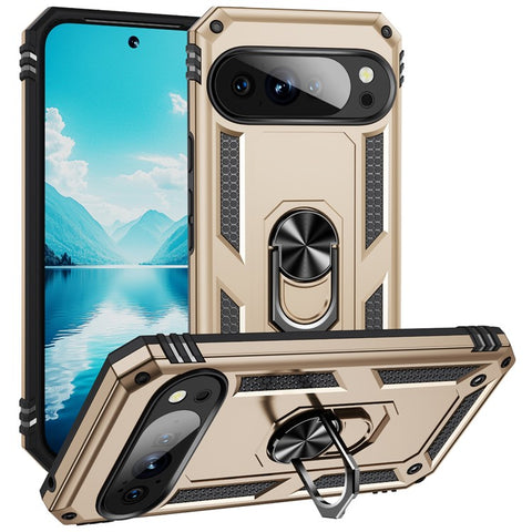 For Google Pixel 10 / 10 Pro Case PC + TPU Phone Cover with Kickstand