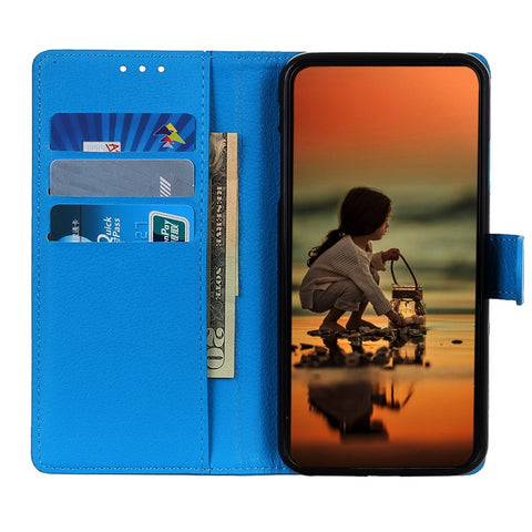 For Motorola Edge 60 5G / 60 Fusion 5G Wallet Case PU Leather Phone Cover Litchi Texture