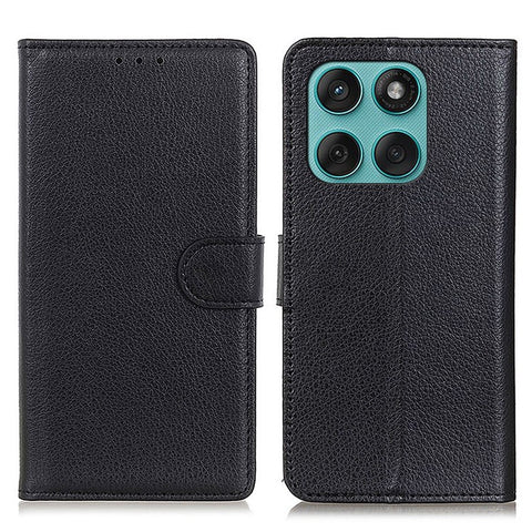 For Motorola Edge 60 5G / 60 Fusion 5G Wallet Case PU Leather Phone Cover Litchi Texture