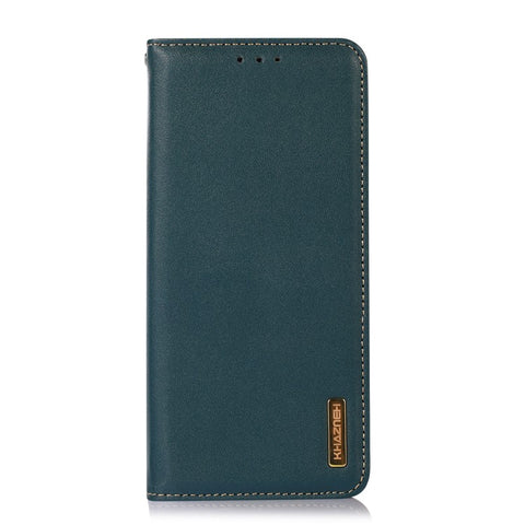 KHAZNEH For Motorola Edge 60 5G / 60 Fusion 5G / 60 Pro 5G Case Wallet Genuine Cow Leather Phone Cover Nappa Texture