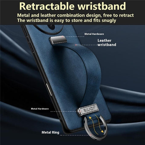 SULADA Fashion Series for Oppo Find X8s 5G Case Wristband Kickstand Leather Back Phone Cover