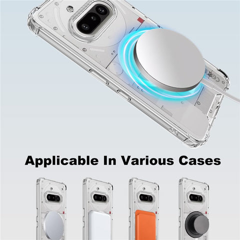 IMAK For Nothing Phone (3a) Case Magnetic Case Shockproof PC TPU Clear Phone Cover
