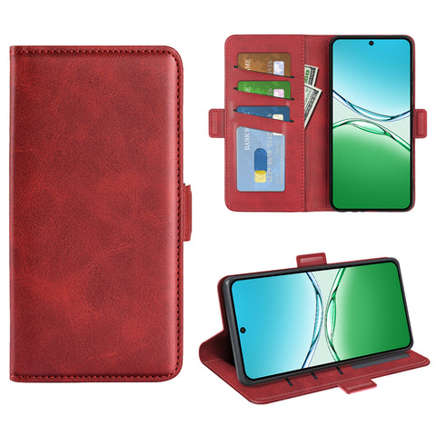 For Oppo F29 5G Case Calf Texture Leather Wallet Phone Cover